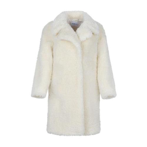 Fluffy Ivory White Afro Coat