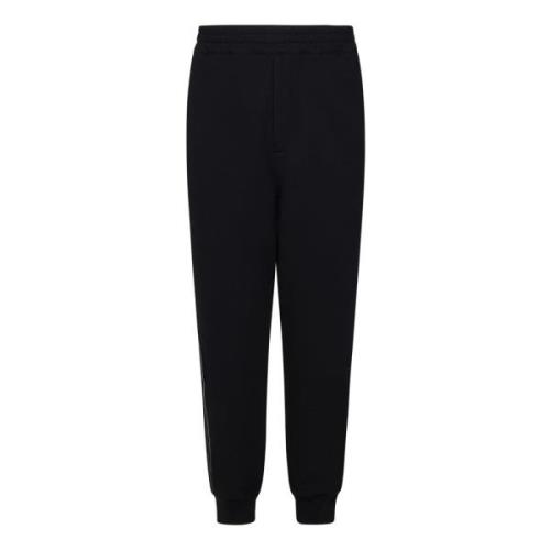 Sort Bomuldsfleece Sweatpants AW24