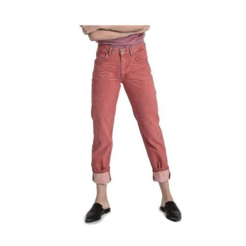 Crimson Bandito Højtaljede Jeans