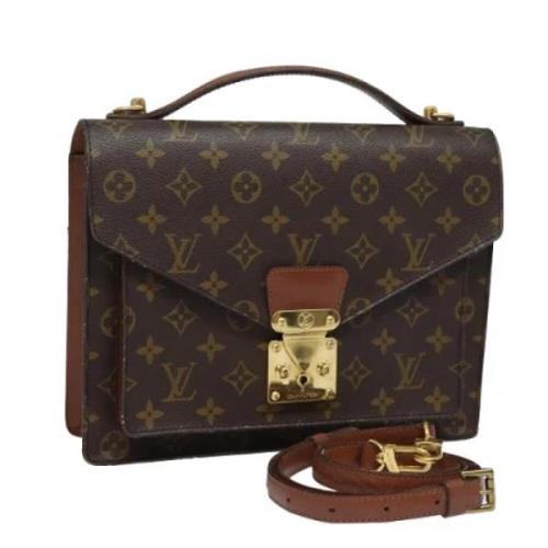 Pre-owned Canvas louis-vuitton-tasker