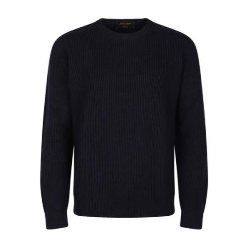 Navy Blue Crew Neck Sweater