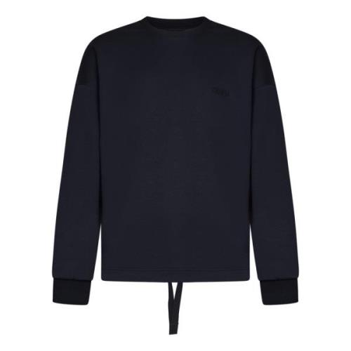 Blå Sweatshirt AW24 Afslappet Stil