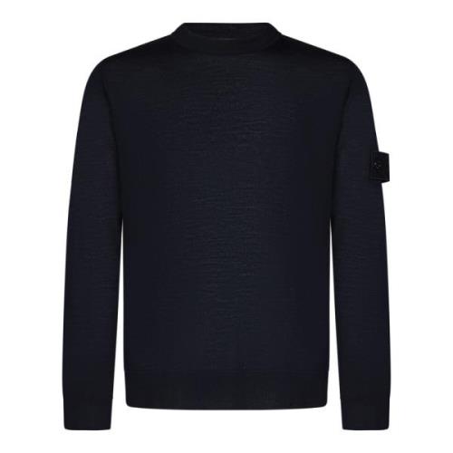 Blå Crewneck Sweater AW24