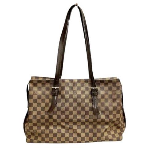 Pre-owned Canvas louis-vuitton-tasker