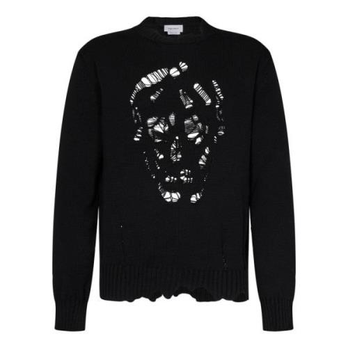 Sort Distressed Skull Sweater