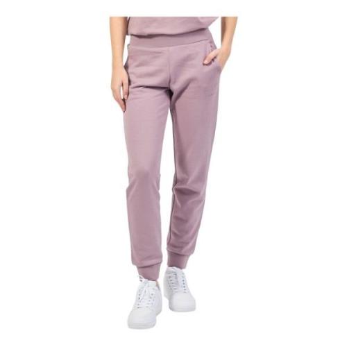 Pink Sweatpants med elastik i taljen