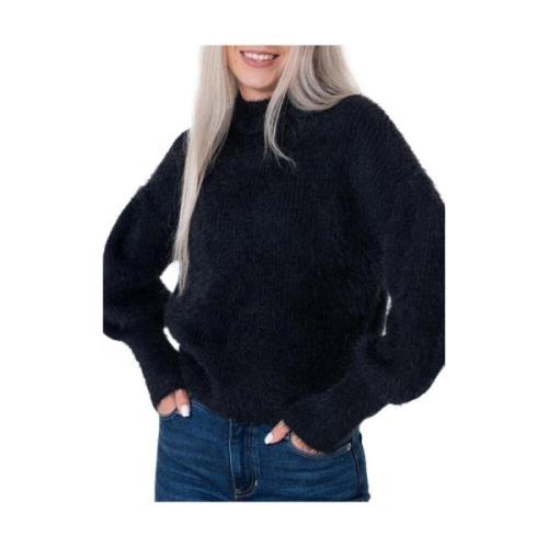 Sort Sweater Elegant Allround Stilfuld