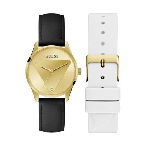 Dameur Boxsæt 36 mm sort, guld GW0642L1