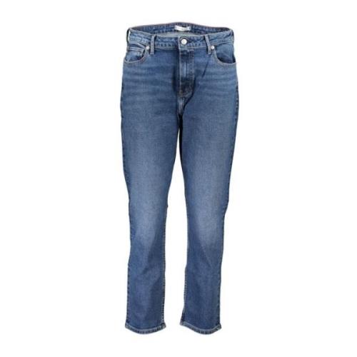 Slim Cigarette Vasket Effekt Jeans