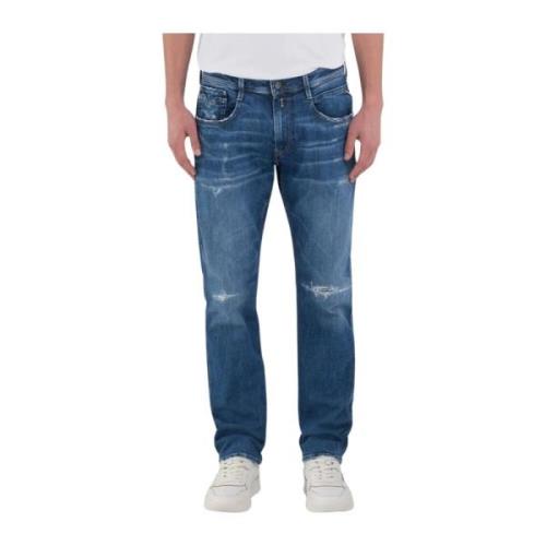 Blå Denim Jeans