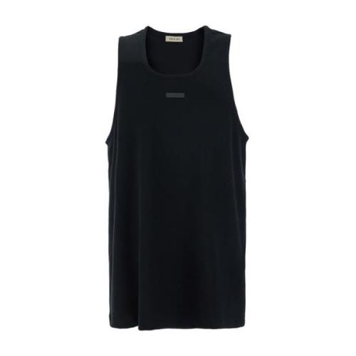 Sort Ribbet Tank Top