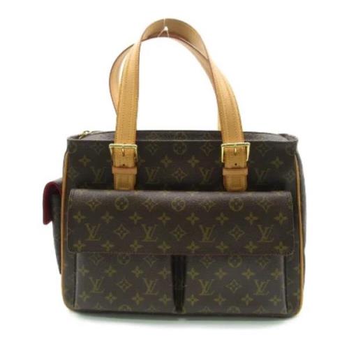 Pre-owned Canvas louis-vuitton-tasker