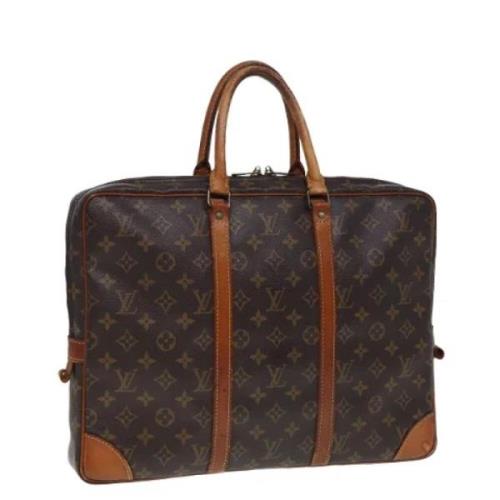 Pre-owned Canvas louis-vuitton-tasker