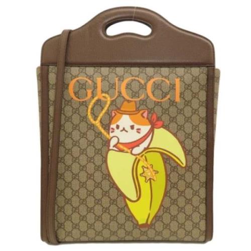 Pre-owned Canvas gucci-tasker