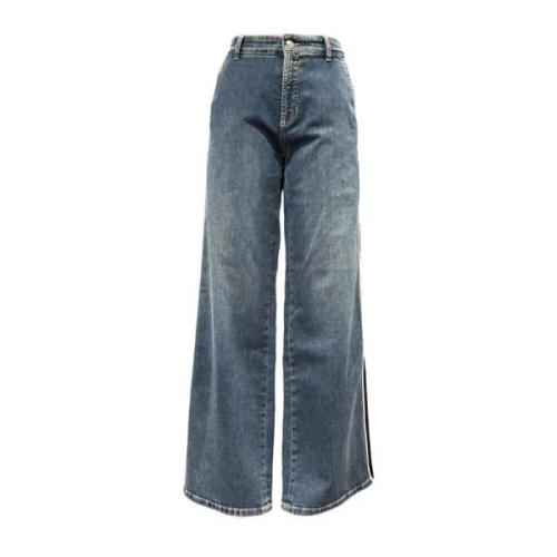 Højtaljede Jeans med Flareben