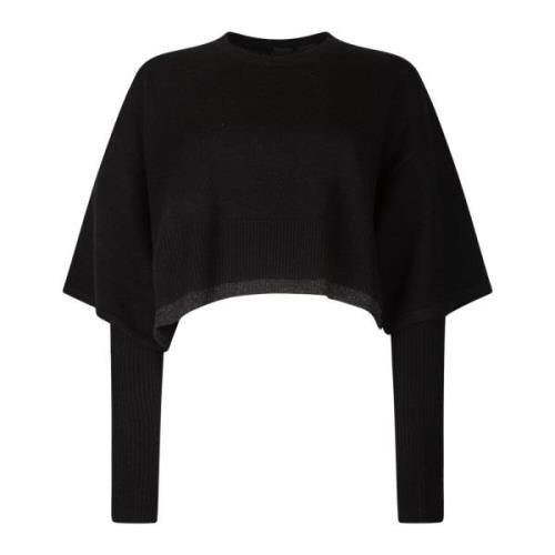 Cashmere Mix Sweater med Ærmer