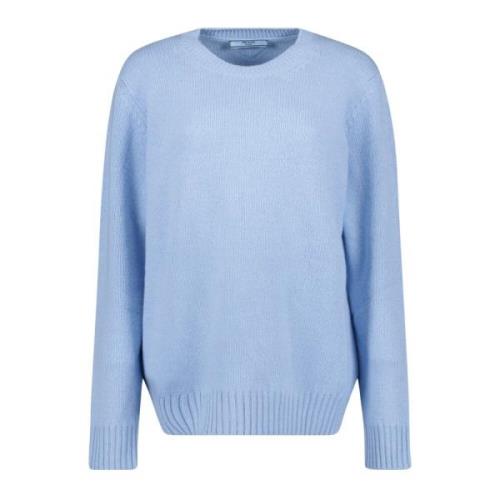 Blå Uld og Kashmir Sweater