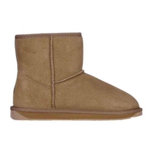 Beige Mini Camel Støvler