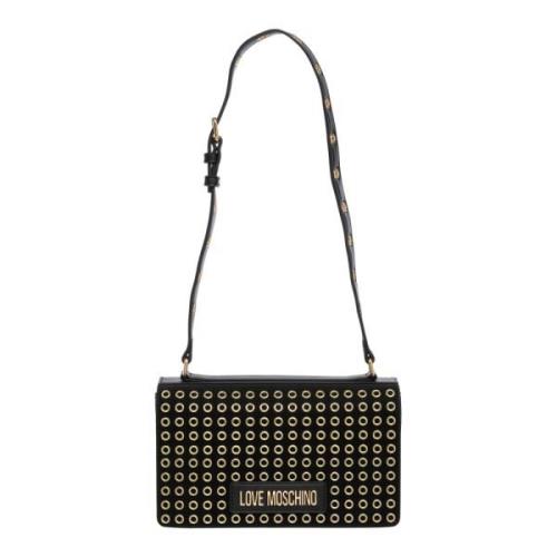 Studded Skuldertaske med Magnetlukning