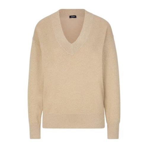 Gylden glimmer dame sweater