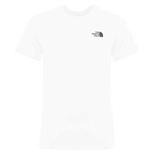 Hvid T-shirt med Hjerte Logo Print