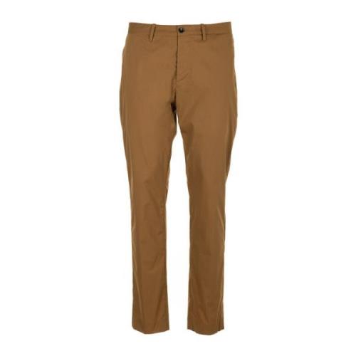 Brun Chino Bukser Slim Fit