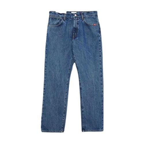 Stone Wash Denim Jeans Regular Fit