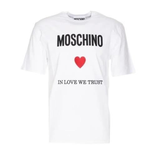 Hvid T-shirt In Love We Trust