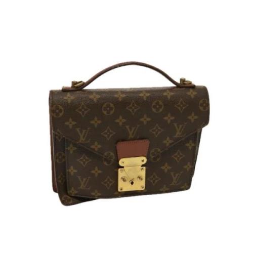 Pre-owned Canvas louis-vuitton-tasker