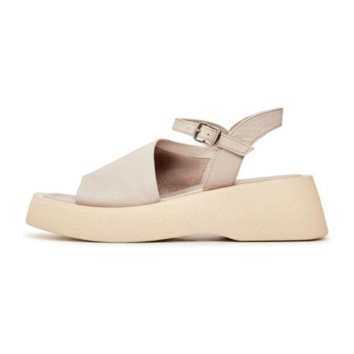 Casual Platform Sandaler - Beige