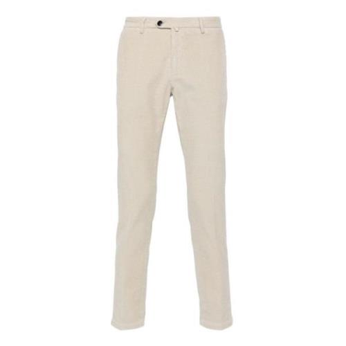 Beige Corduroy Chino Bukser