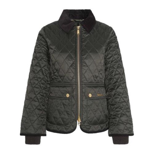 Slim Fit Diamond Quilted Jacket