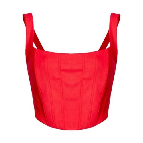 Stropløs Viskose Bustier Top