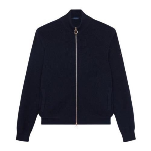 Måne Badge Uld Zip Sweater