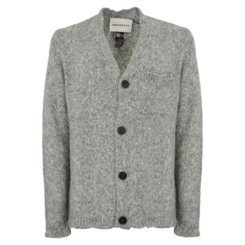 Alpaka Uld V-Hals Cardigan Sweater