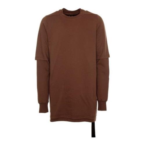 Oversized Sweatshirt med fastgjort T-shirt