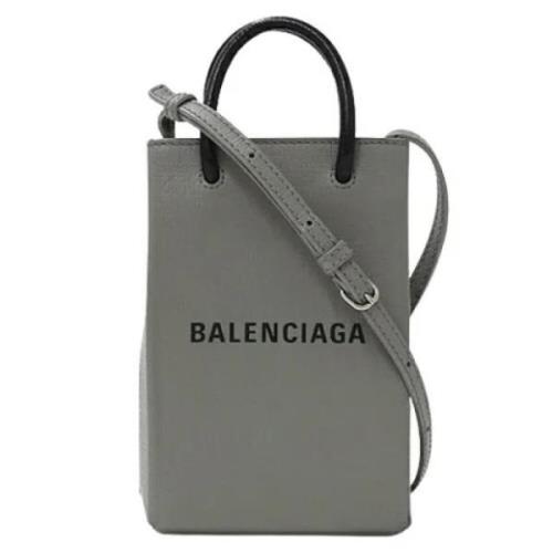 Pre-owned Laeder balenciaga-tasker