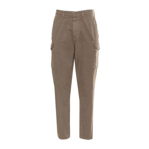 Cargo Bukser - Brun, Slim Fit