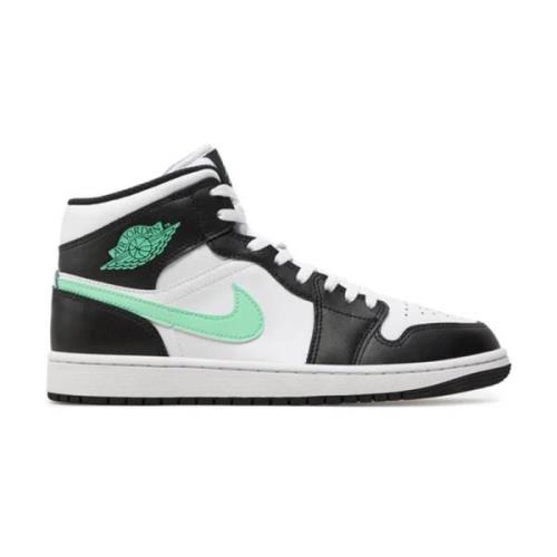 Sort læder sneakers - Air Jordan 1 Mid