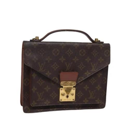 Pre-owned Canvas louis-vuitton-tasker