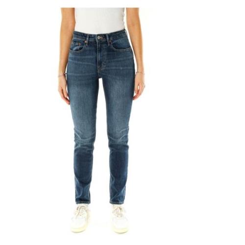 Slim Fit Mid Waist Jeans