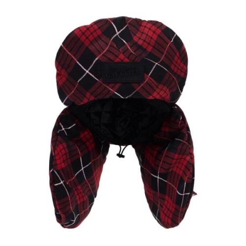 Oversized Tartan Colbacco Hat