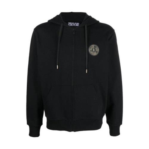 Sort Zip-Gennem Sweatshirt SS23