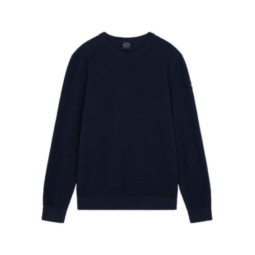 Marinefarvet Bomuld Crew Neck Sweater