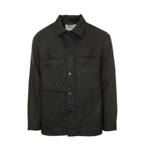 Twill Overshirt med Store Lommer