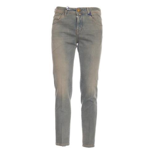 Lysblå Cropped Carrot Jeans