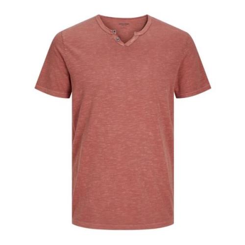 Split Neck Herre T-shirt