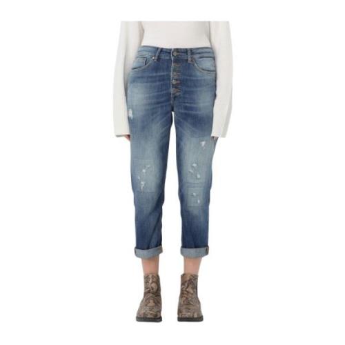 Denim Juvel Bukser med Distressed Stil