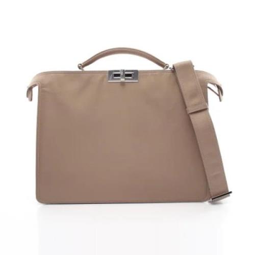 Pre-owned nylon fendi-tasker