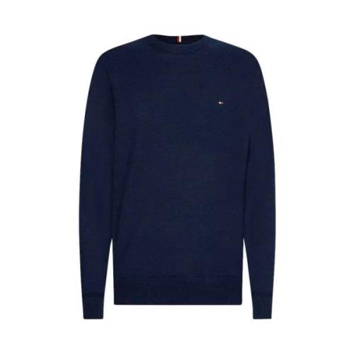 Blå Bomuld Kashmir Sweater